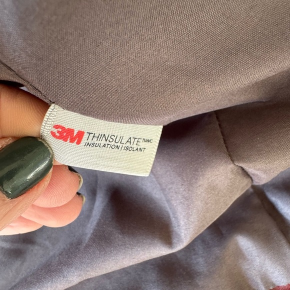 Mauritas leather puffer jacket key with removable sweatshirt insert- Maroon (M) - Picture 4 of 8